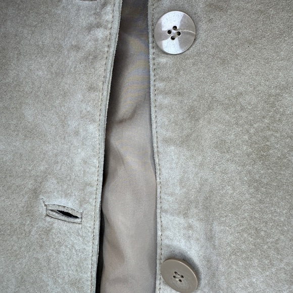 Women’s size large Bernardo tan suede jacket / work coat - Picture 4 of 6